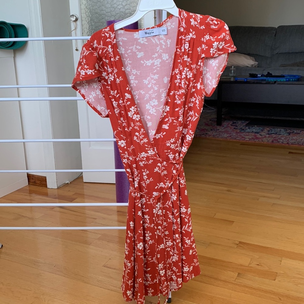mini WRAP dress